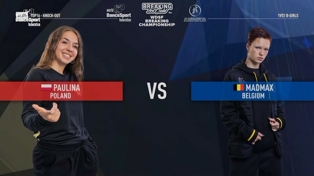 Bgirl Paulina (POL) vs Bgirl Madmax (BEL) | 2021 WDSF European Breaking  - Battle for the 3rd place