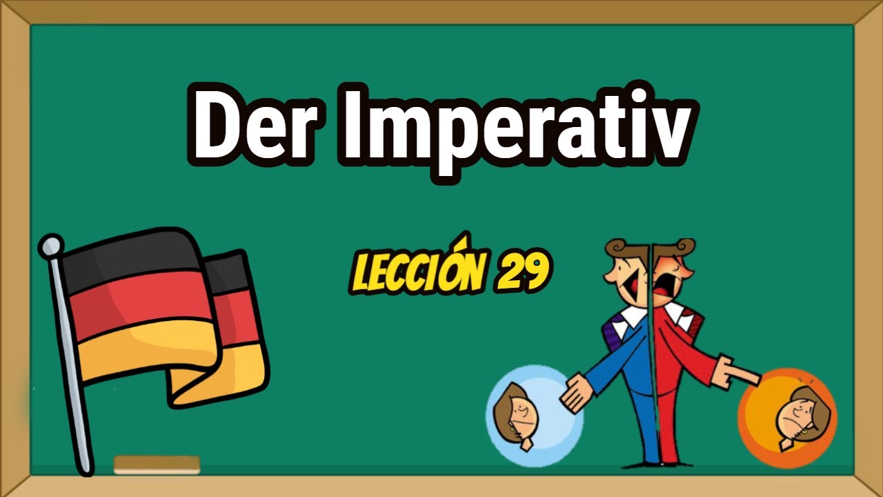 DAR ORDENES en alemán // Der Imperativ // Alemán Básico
