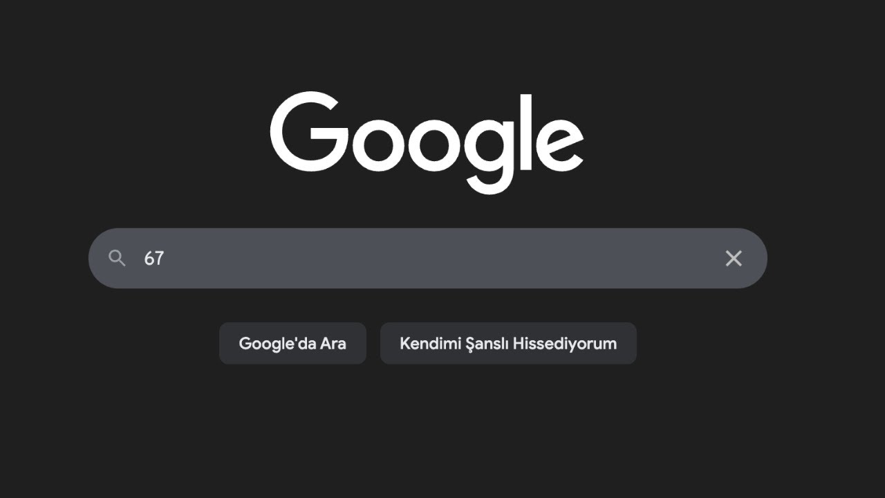 Google’a “67” Yazınca Ekran Neden Sallanıyor? İşte Sebebi
