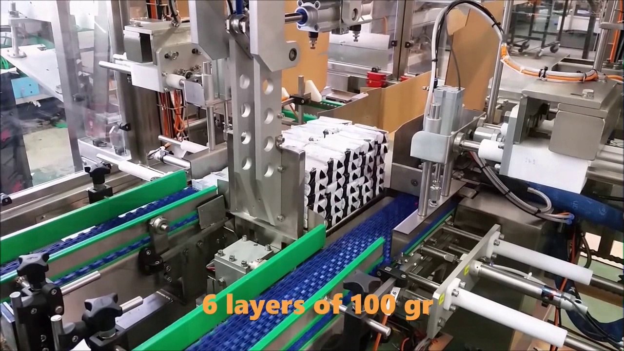 Butter packing line