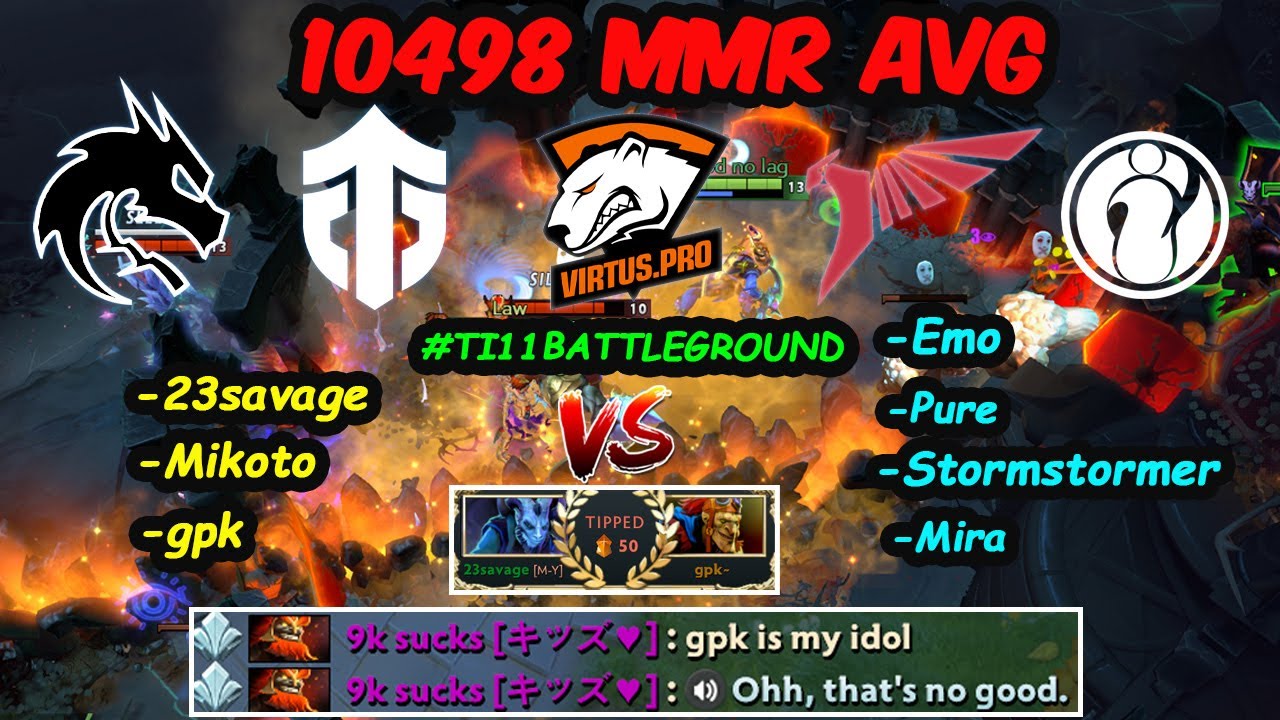 23savage Mikoto GPK VS Pure Emo Stormstormer TI11 All-Star PUB Talon VP Entity IG TSpirit DOTA 2