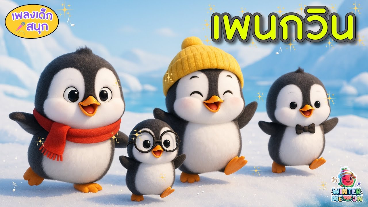 เพนกวิน วิ้น วิ้น วิ้น 🐧 | เพลงเด็กสนุก เต้นตามง่าย พร้อมสัตว์ขั้วโลก | WINTERMELON