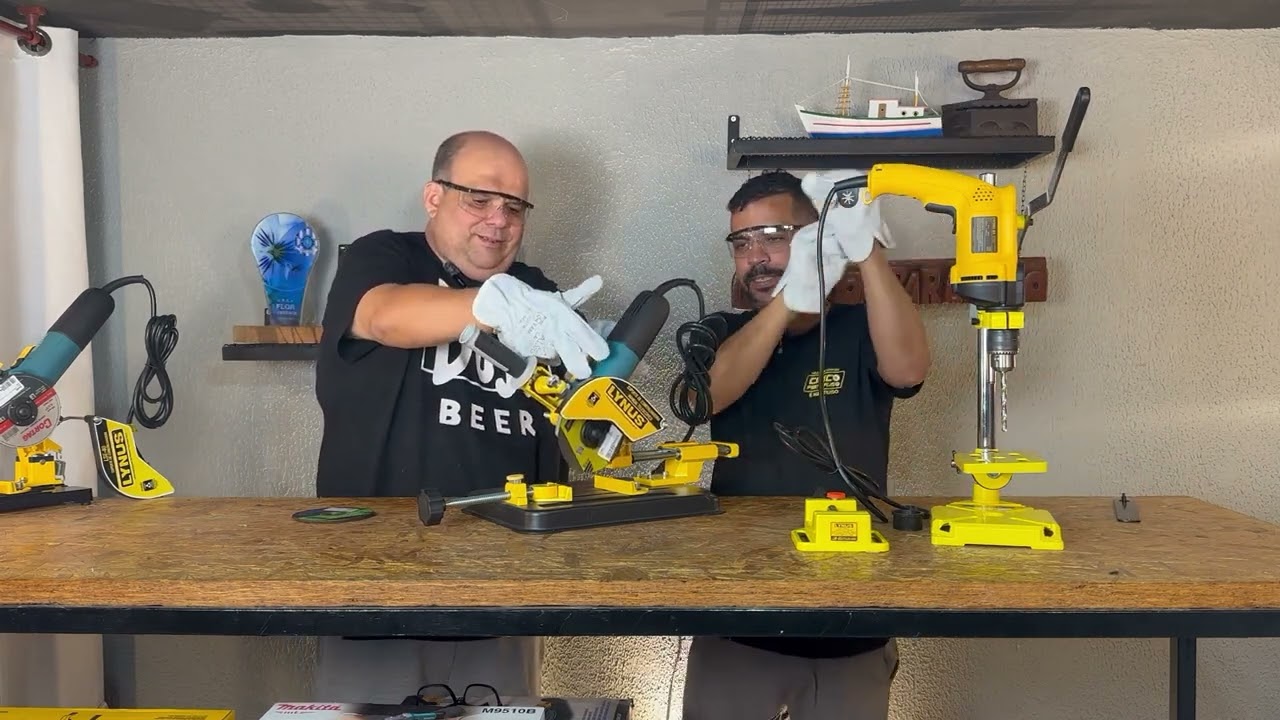 Esses Suportes Vão Transformar Sua Furadeira e Esmerilhadeira ! não fique confuso!