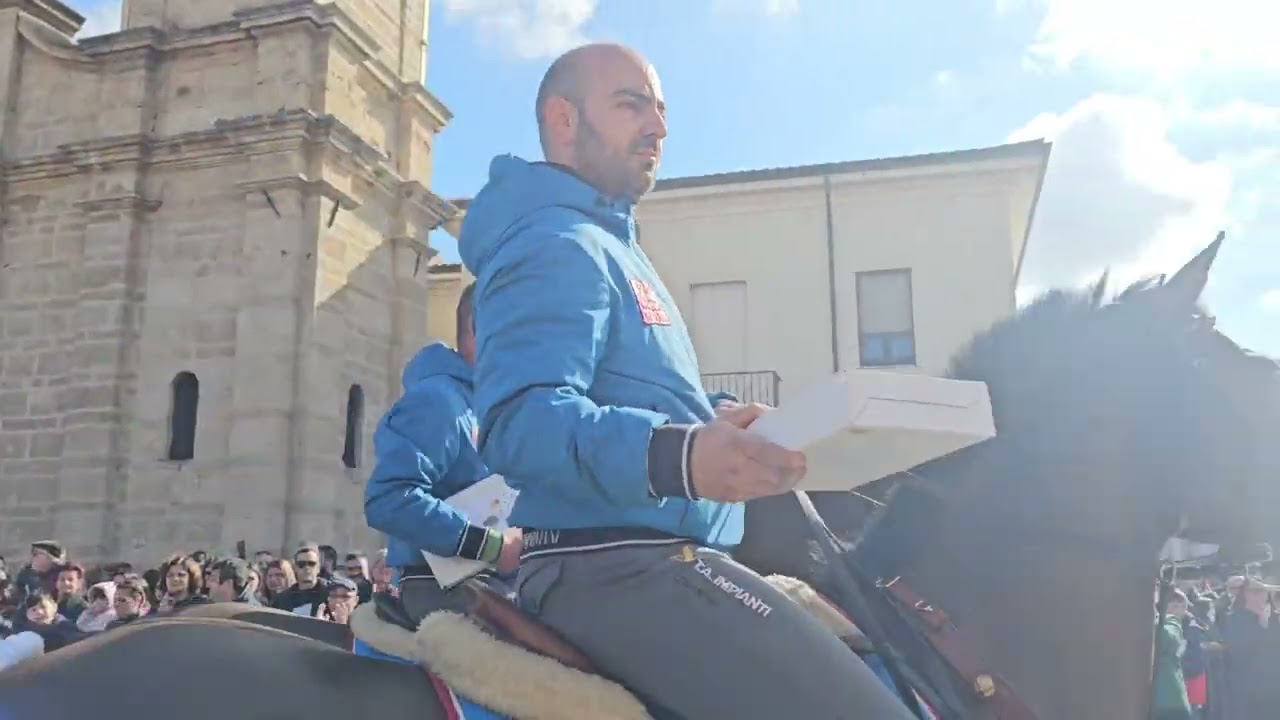 Sartiglia 2024. Le benedizioni di cavalli e cavalieri