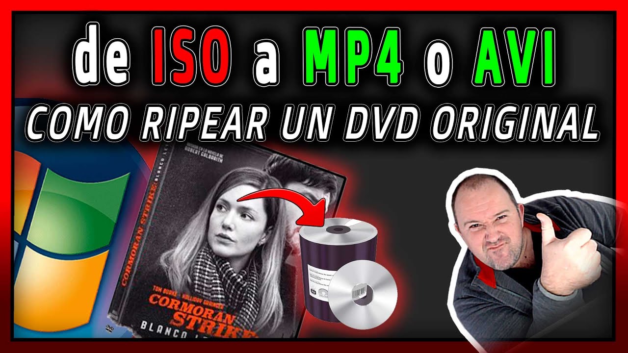 Como CONVERTIR un Archivo ISO a MP4 o AVI ⭐ Como RIPEAR o COPIAR un DVD original - 2024