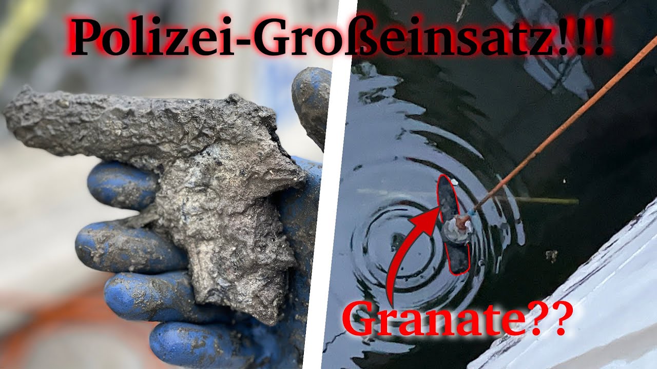 Polizei-Gro&szlig;einsatz beim Magnetfischen / Gebr&uuml;der Lange