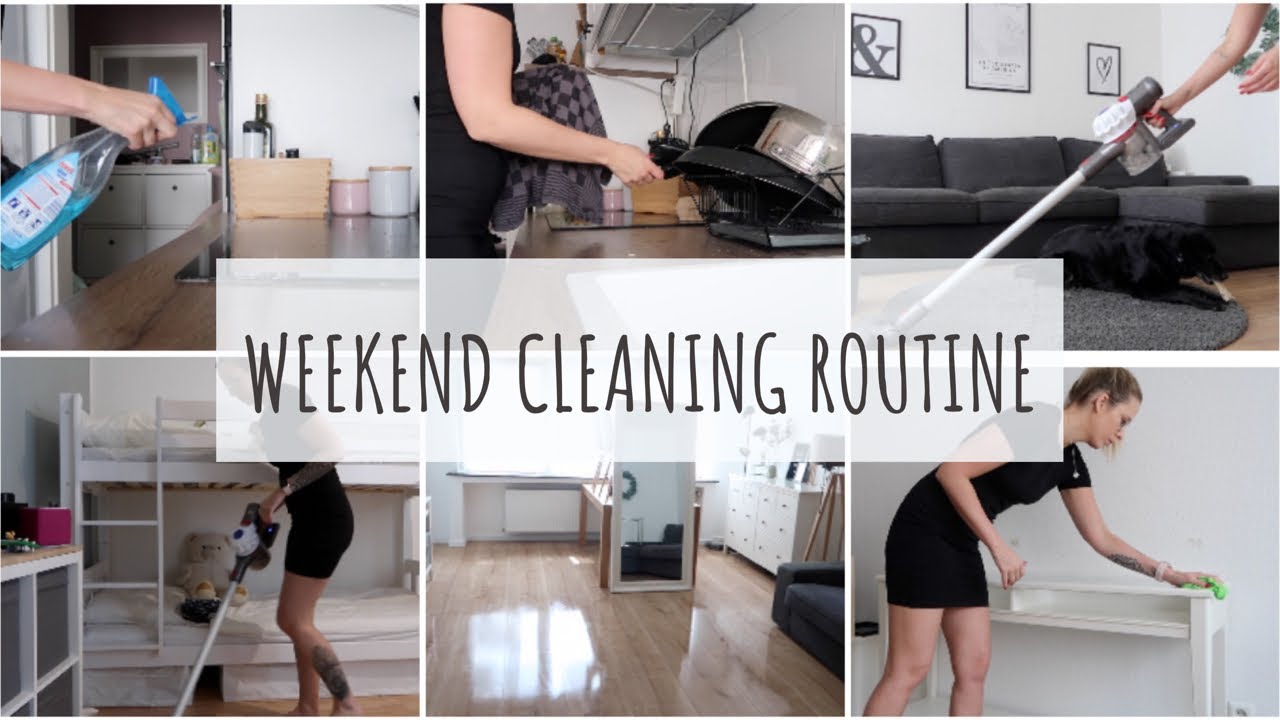 Weekend cleaning Routine | Meine Putzroutine | 4,5 Kilometer durch die Wohnung