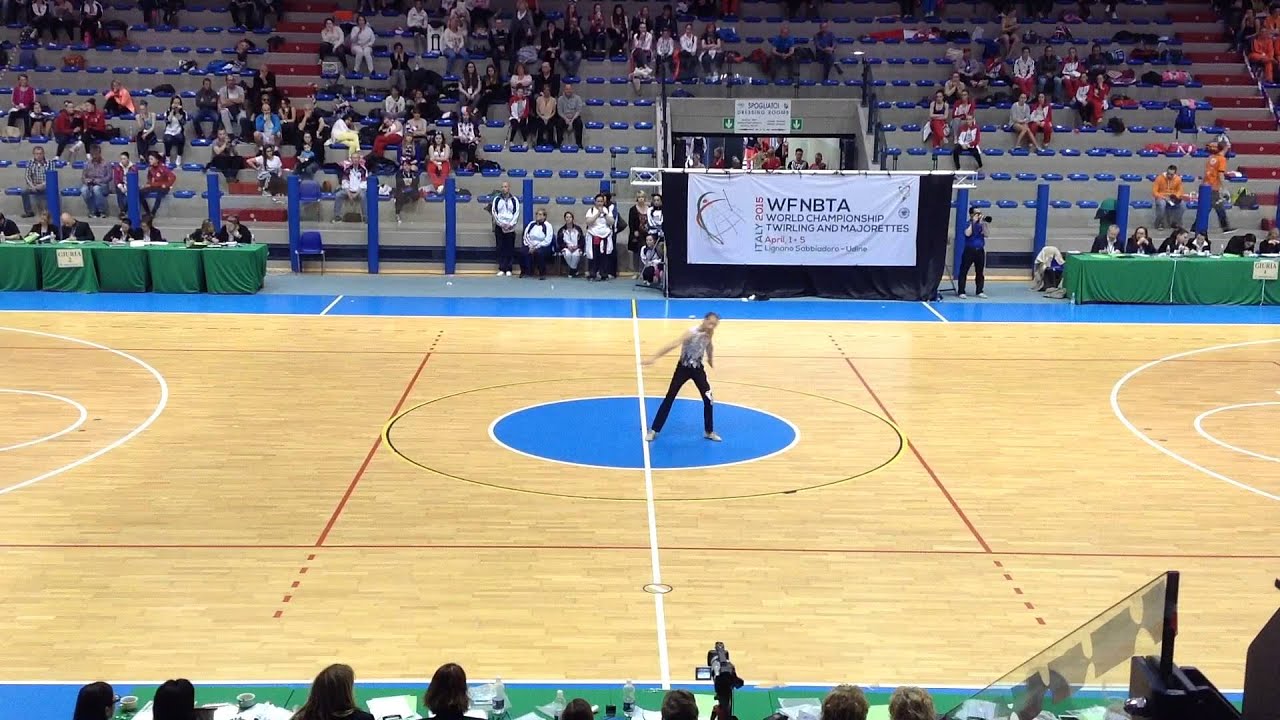 Cyril Martin Solo 1 baton world championship 2015 lignano