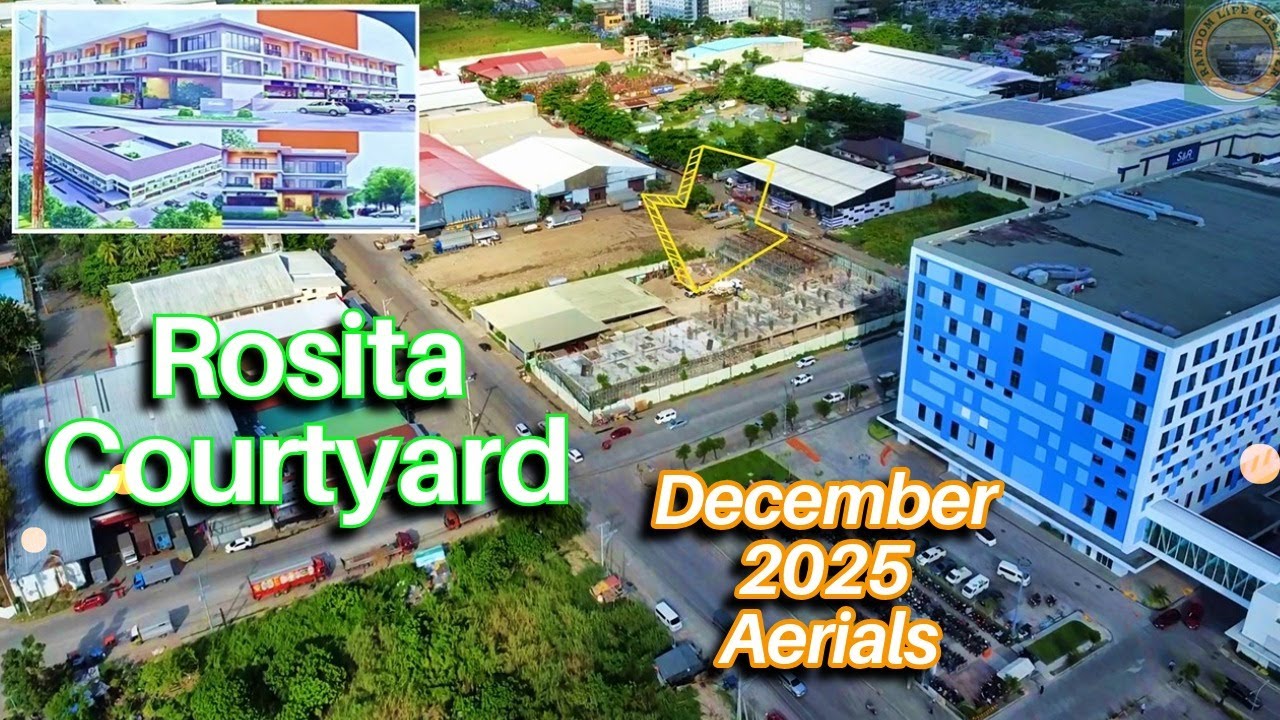 ROSITA COURTYARD Bacolod - December 2025 Aerials | Negros Construction Projects Update