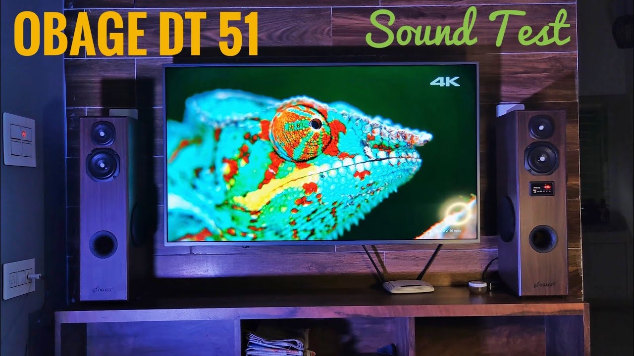Obage DT 51 Dolby Atmos Sound Test 🔥| Feel like a Theatre ❤️😍🔊🎶 | Best sound system under 10k
