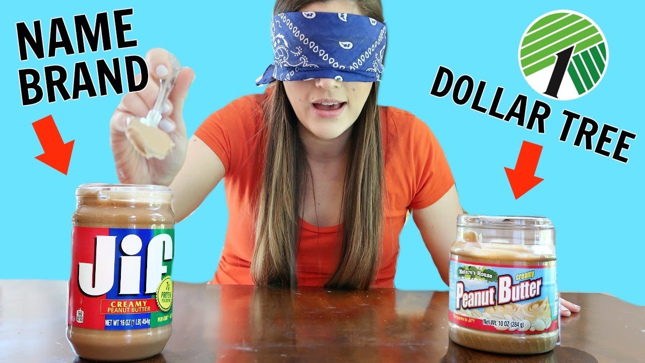 NAME BRAND vs DOLLAR TREE FOOD (Blind Taste Test)