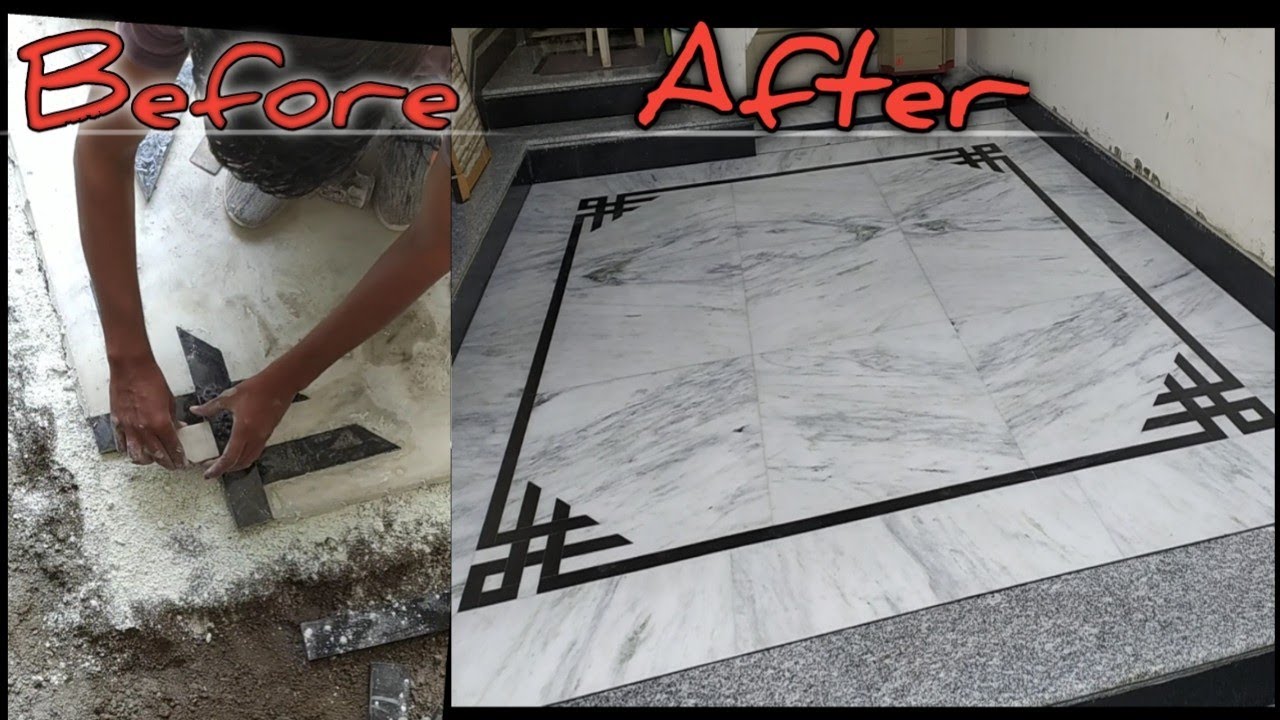 marble corner design || flooring design Marble