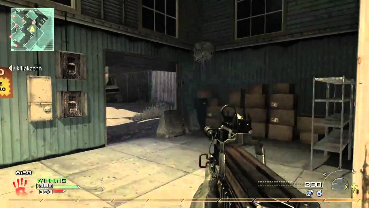 Grown Man and Little Kid Talking Trash in MW2