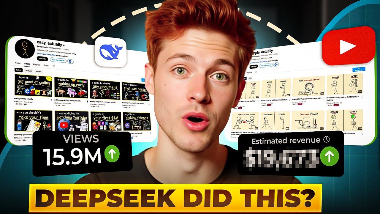 Зарабатывайте $100 тыс./м, снимая видео с фигурками людей с помощью DEEPSEEK AI и Canva