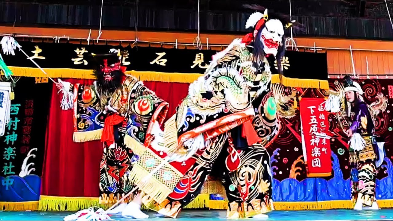 【石見神楽　塵輪】 #西村神楽社中 2025.10.12～しまね海洋館アクアス神楽大会