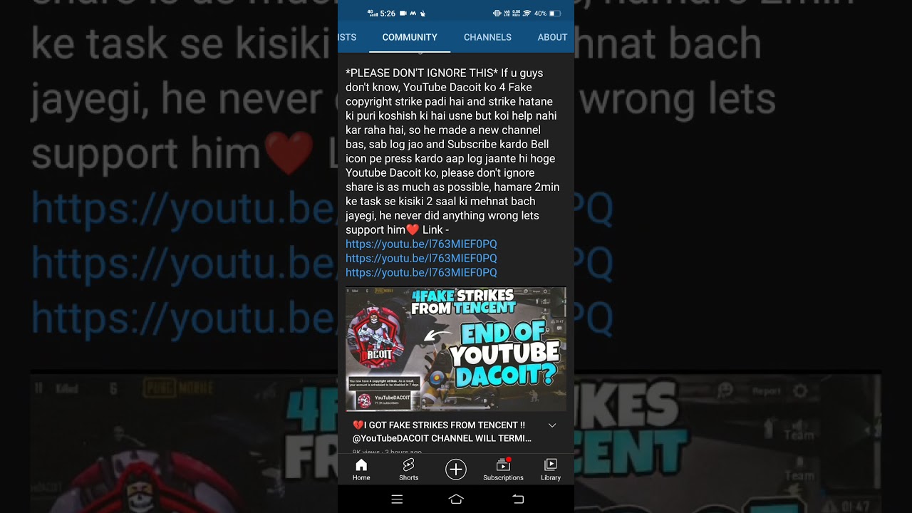YouTubeDACAOIT CHANNEL TERMINATED!!  SUPPORT HIS NEW CHANNEL 