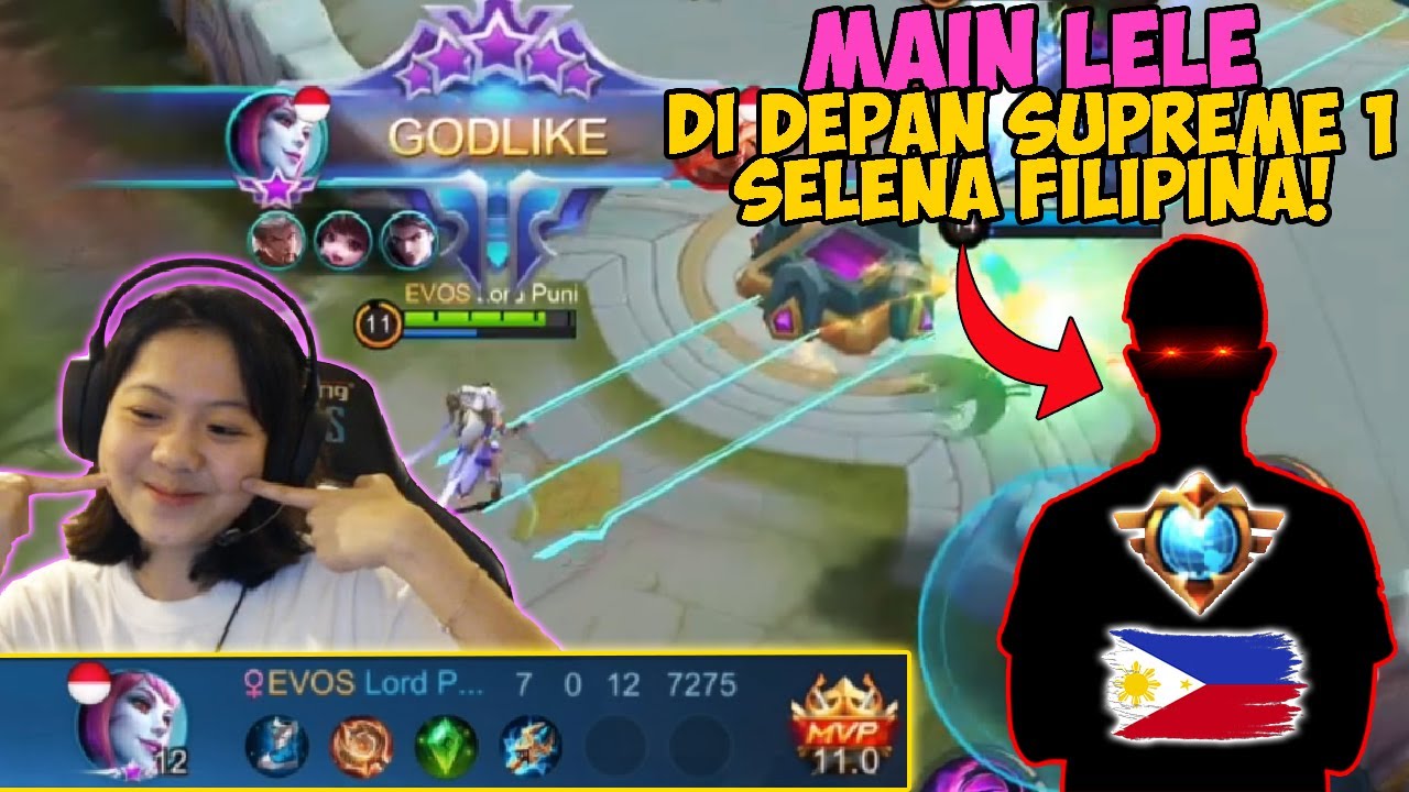 Pake Selena di Depan SUPREME 1 SELENA Filipina! Auto Kena Core Musuh 100%?!!  | Fanny Cynthia