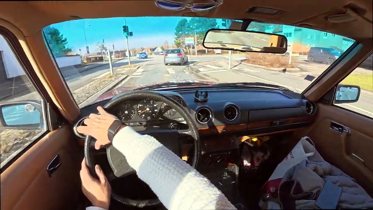 POV - 1981 Mercedes 240D W123 - Trip to the Nordkapp - Danemark (Day 2)