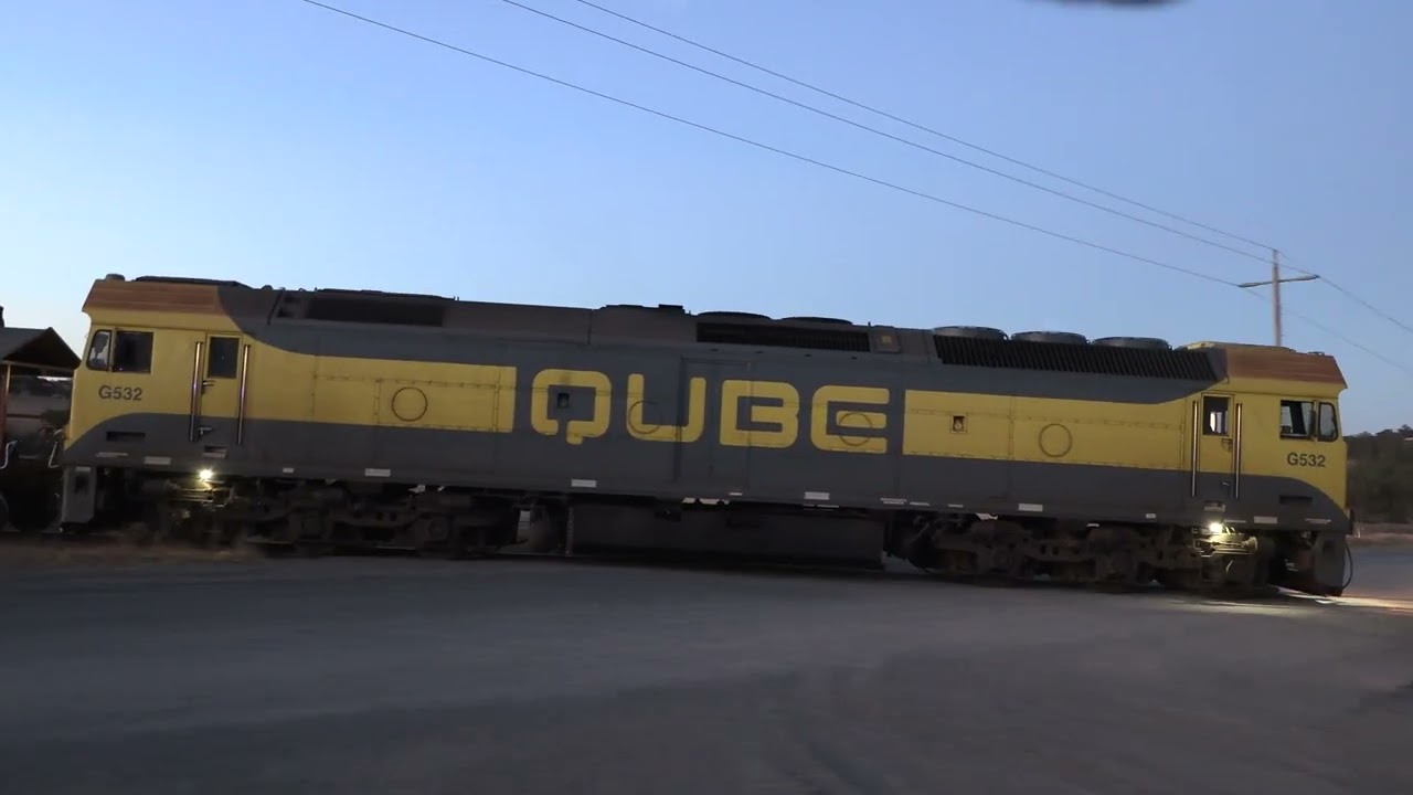 Freight and Passenger Trains at Kilmore East   ASMR Quarry Train 1