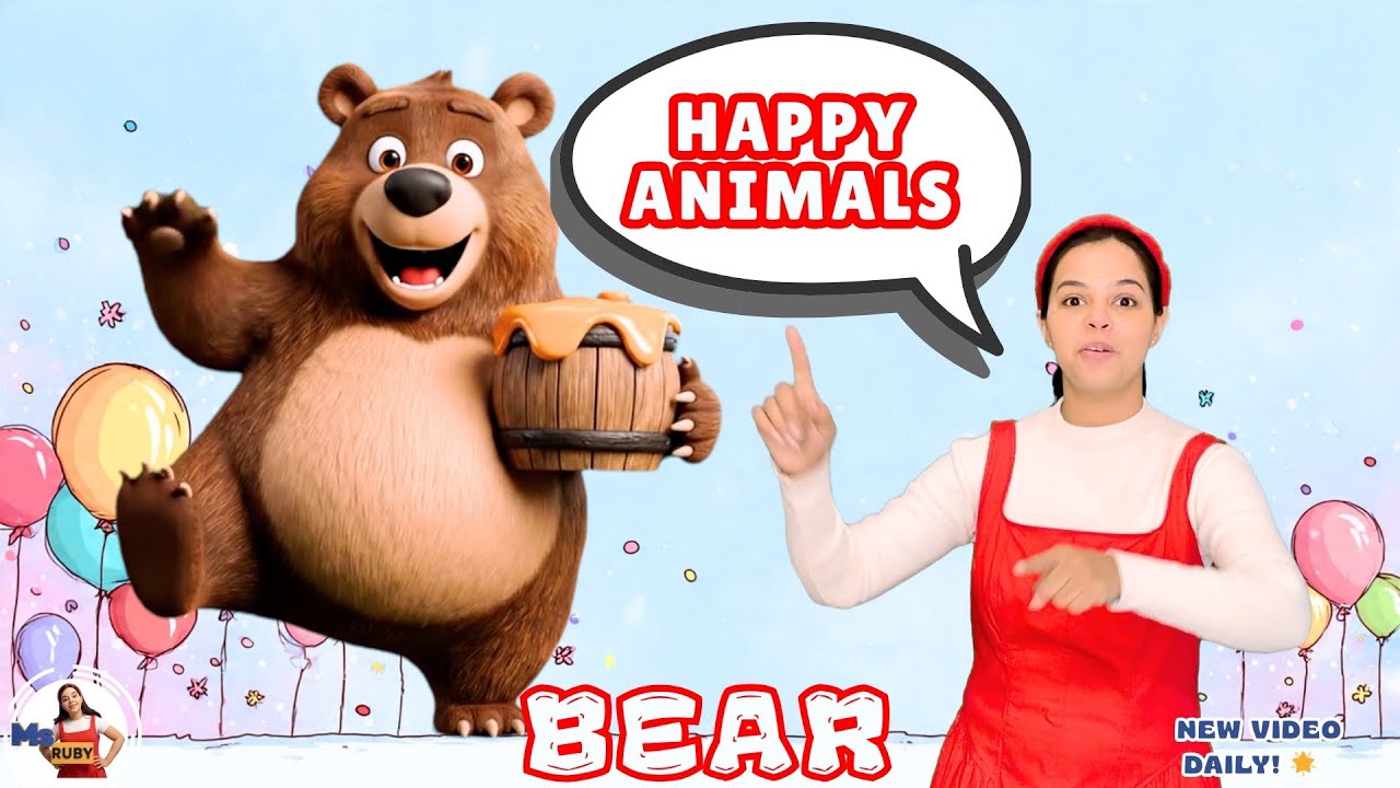Happy Happy Happy | My Happy Song | 🦁 The Best Feel-Good Dance for Toddlers