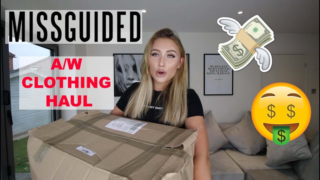 MISSGUIDED A/W CLOTHING HAUL | Coats, Knitwear, Sequins