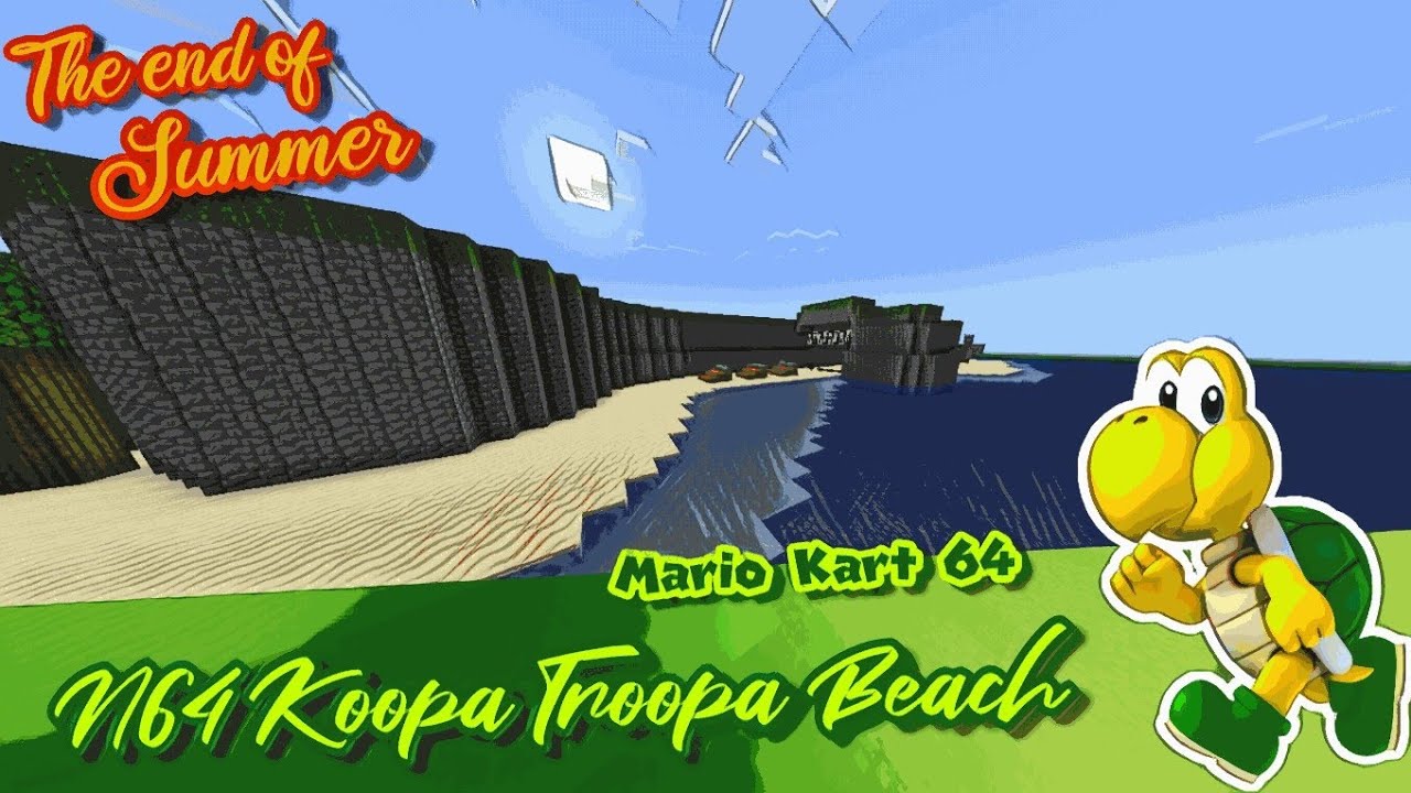 N64 Koopa Troopa Beach-Minecraft Mario Kart 64