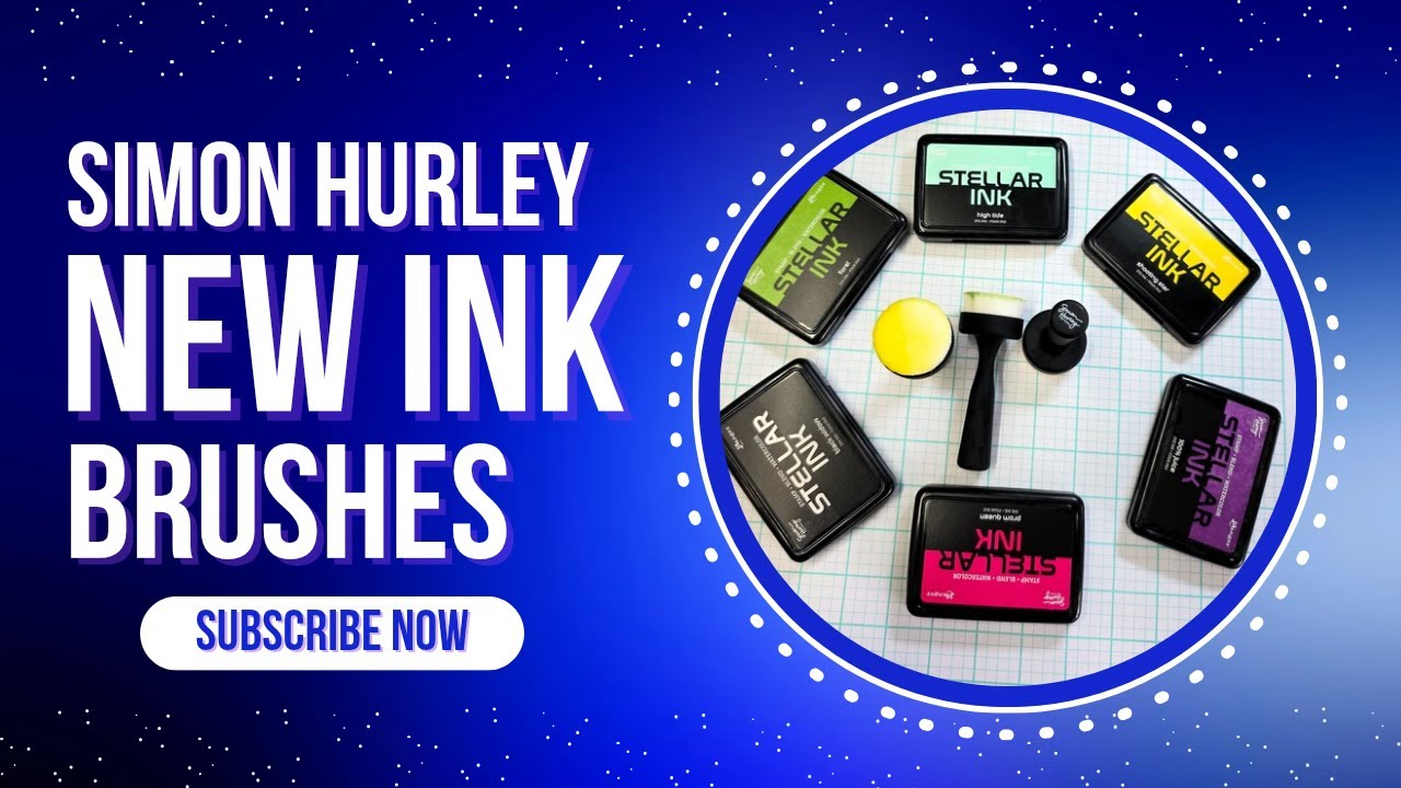 NEW SIMON HURLEY INKS & BRUSHES!!!! @simon.hurley #crafts