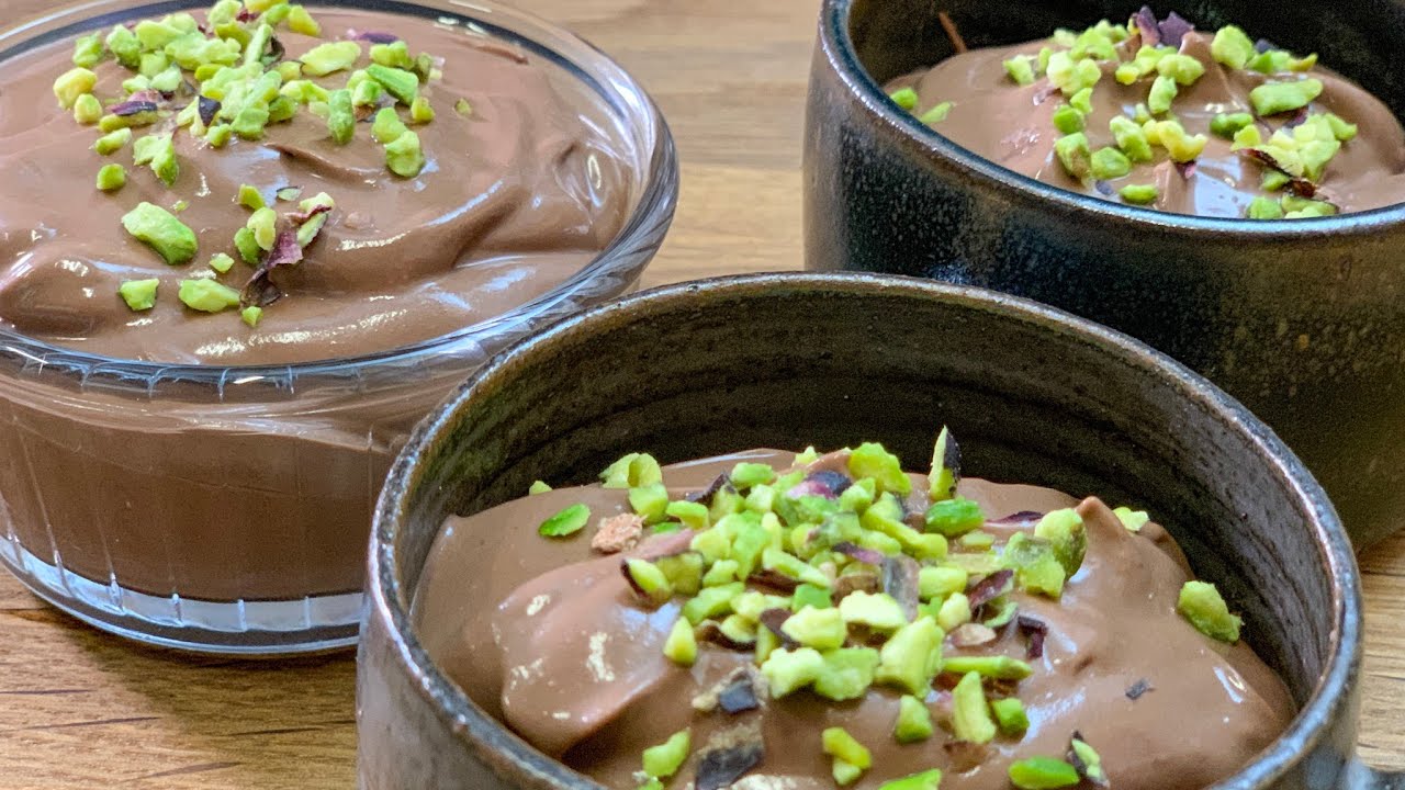 CREME DESSERT CHOCOLAT SANS SUCRE AJOUTÉ ET VEGETALE