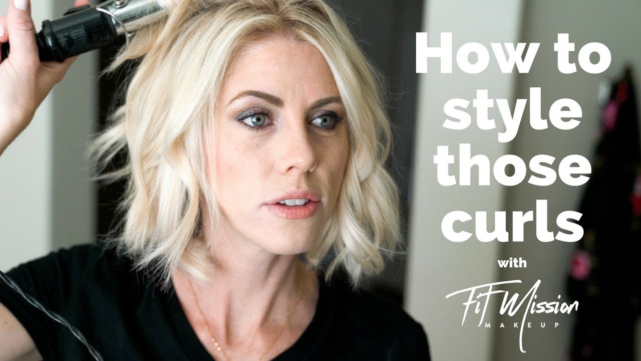 How I style my short hair| Beach Wave - Hair Tutorial