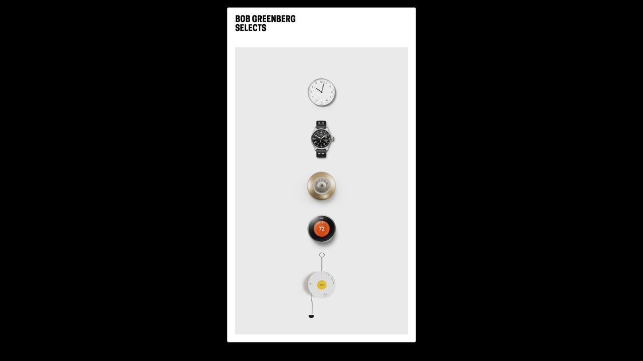 Bob Greenberg Selects: Connections