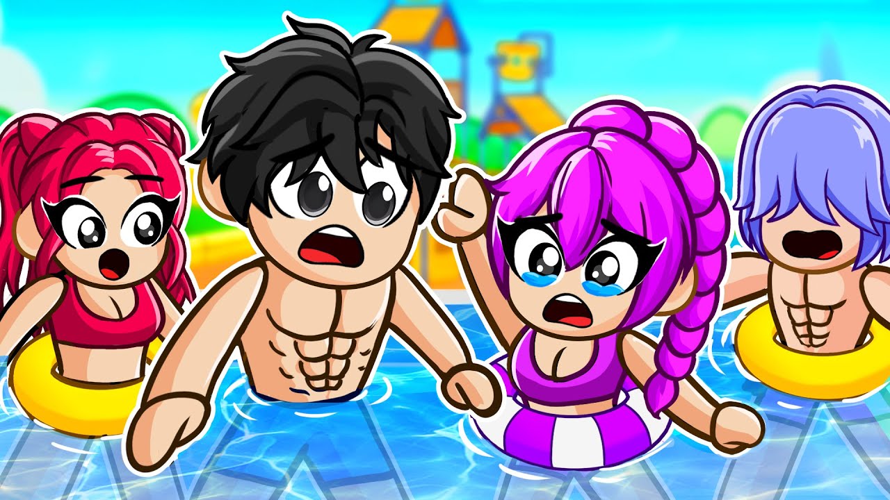 RUMI HAS A PROBLEM AT THE WATERPARK IN ROBLOX?!