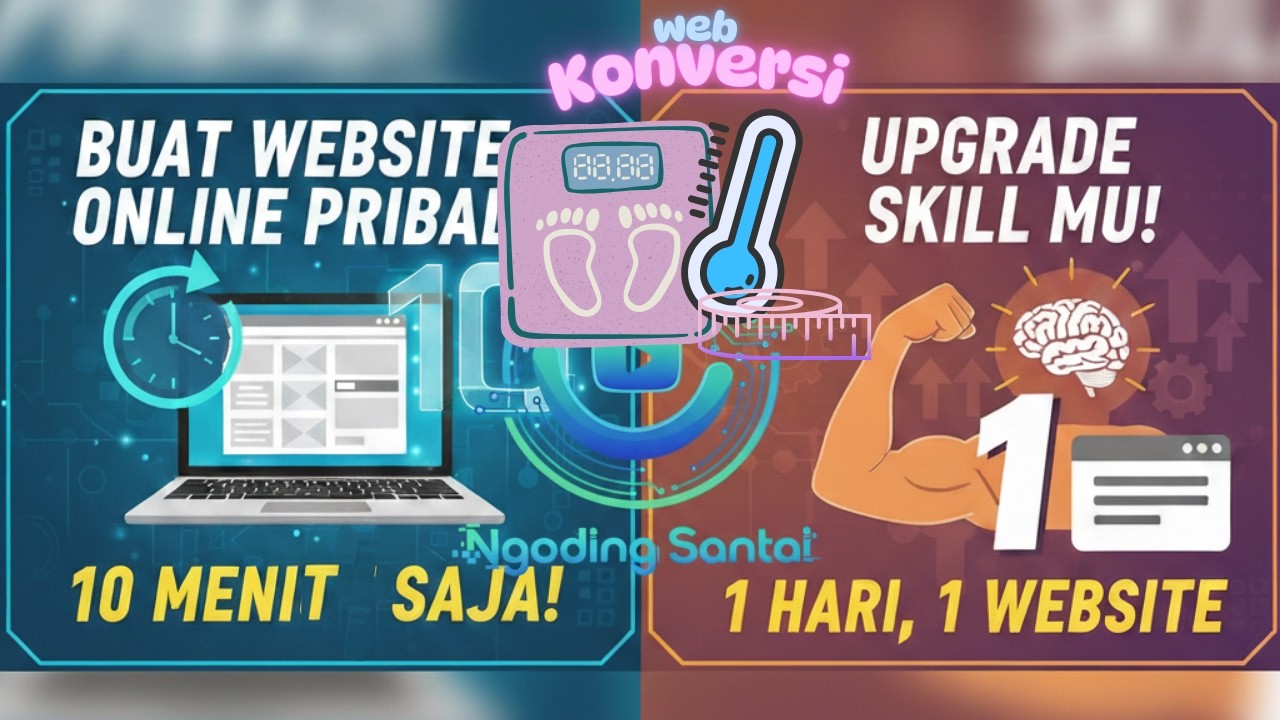 Bikin Web Konversi Suhu, Berat & Panjang dengan PHP — Chat GPT Kurang dari 10 Menit!
