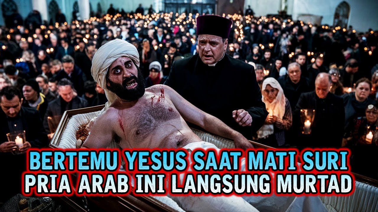 GEMPAR ❗ PRIA MUSLIM MASUK KRISTEN GARA GARA BERTEMU YESUS SAAT MATI SURI - Sejarah Islam