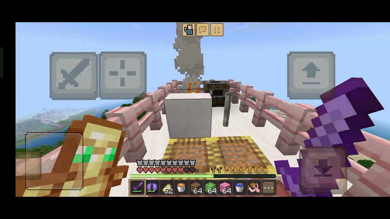 My house in cheap minecraft copy (crafting and building) 