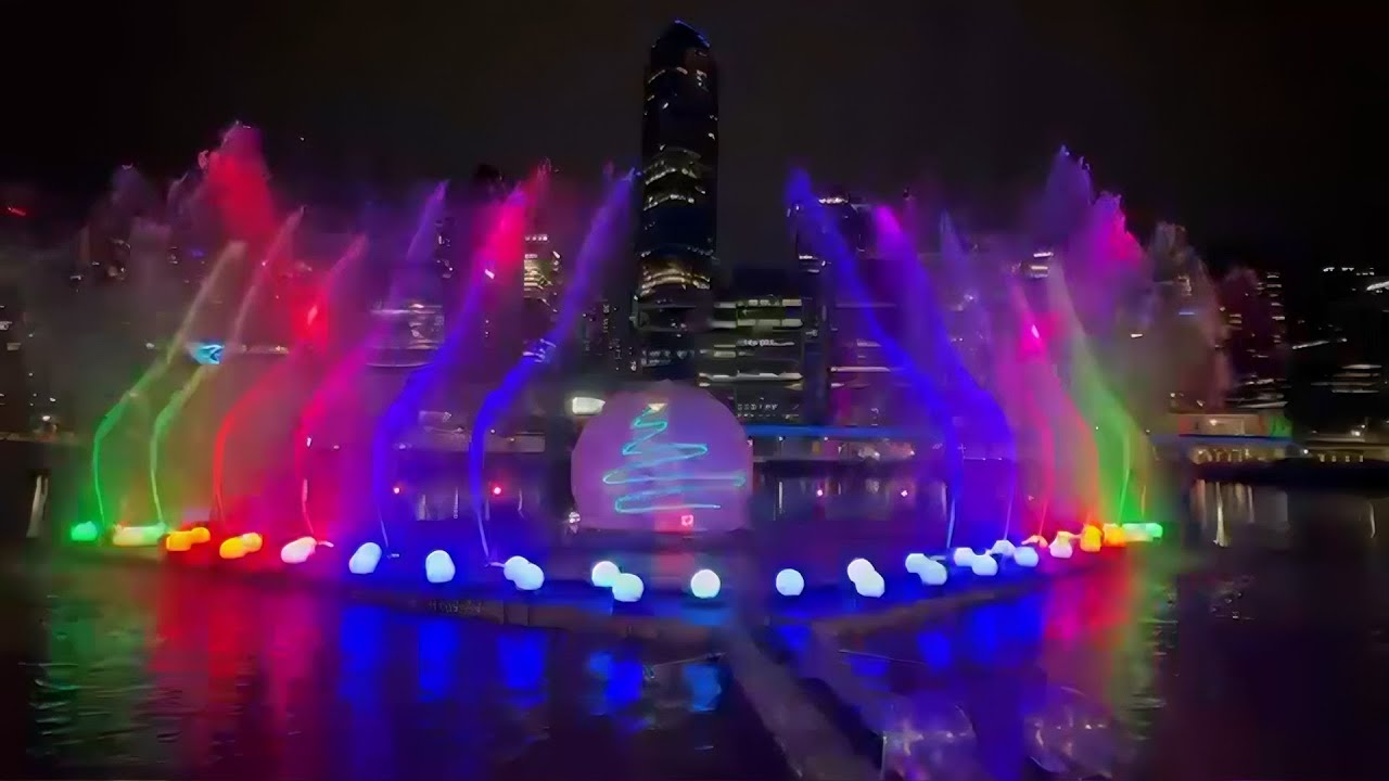 Crown Christmas River Show Melbourne 2024✨🎄🌊#CrownChristmasRiverShow #funny #funnyvideo #christmas