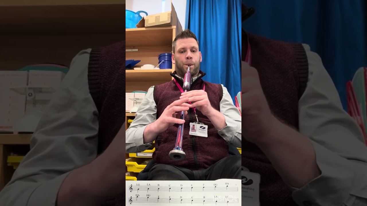 How to play the bagpipe chanter scale (reminder). Keith Bowes Bagpipe Lessons 