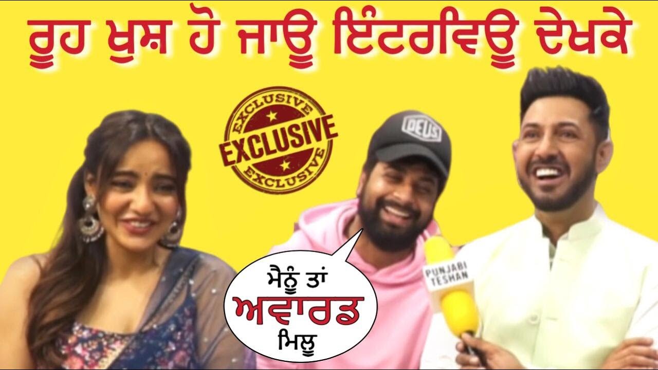 Gippy Grewal | Neha Sharma | Best Mood Interview | Ik Sandhu Hunda Si | Raghveer Boli |PunjabiTeshan