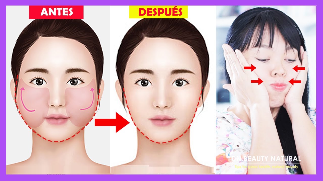 Ejercicio para quemar grasa facial | Deshazte de la grasa de las mejillas, la grasa bucal, la papada