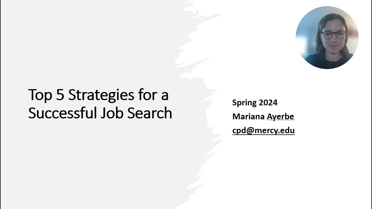 Top 5 Strategies for a Successful Job Search
