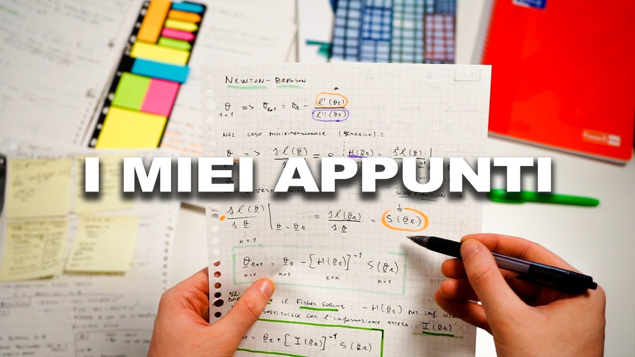 Come sistemo gli appunti dell'uni