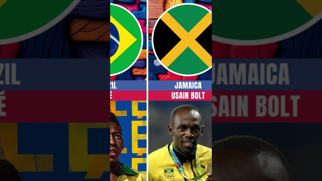 Sport Hero From Different Country Around The World Part 3 | Comparison 2024 [4k]