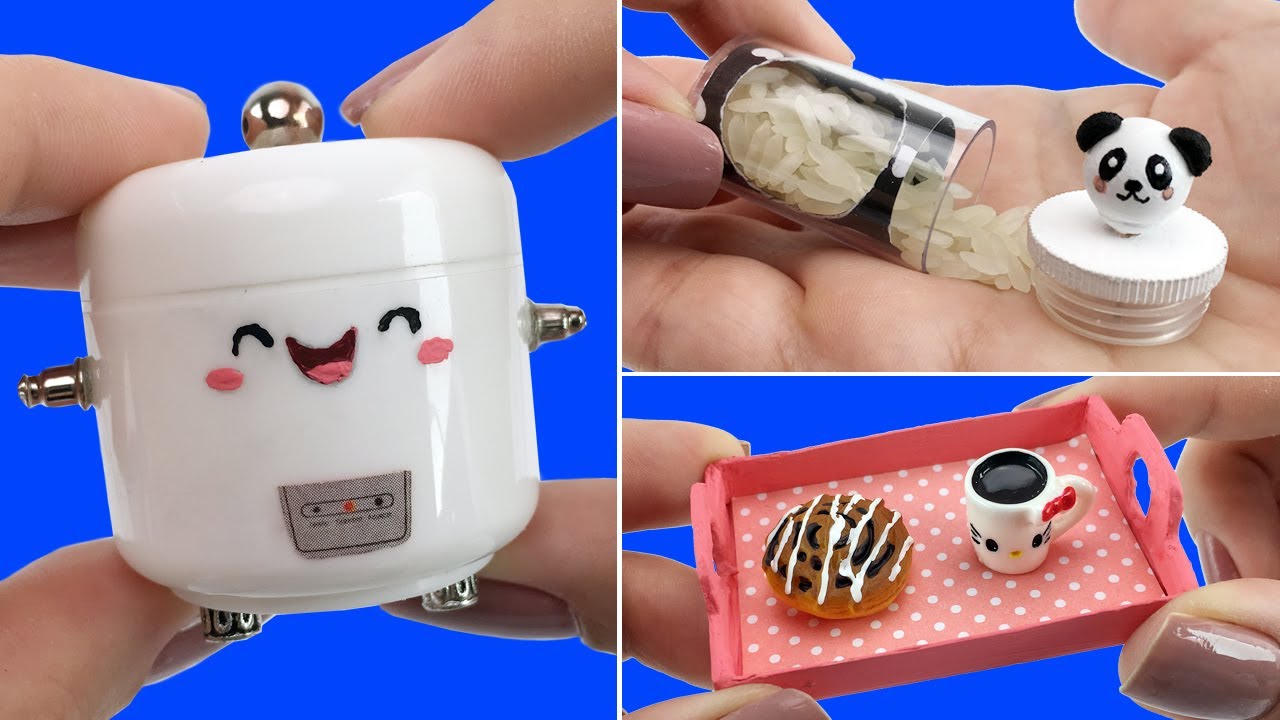 3 Каваи вещи легко сделать для куклы Барби - DIY Miniature