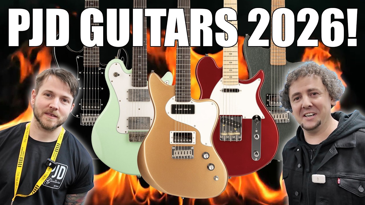 PJD Guitars Origin Standard and Apprentice at the UK Guitar Show 2026 | Leigh Dovey interview
