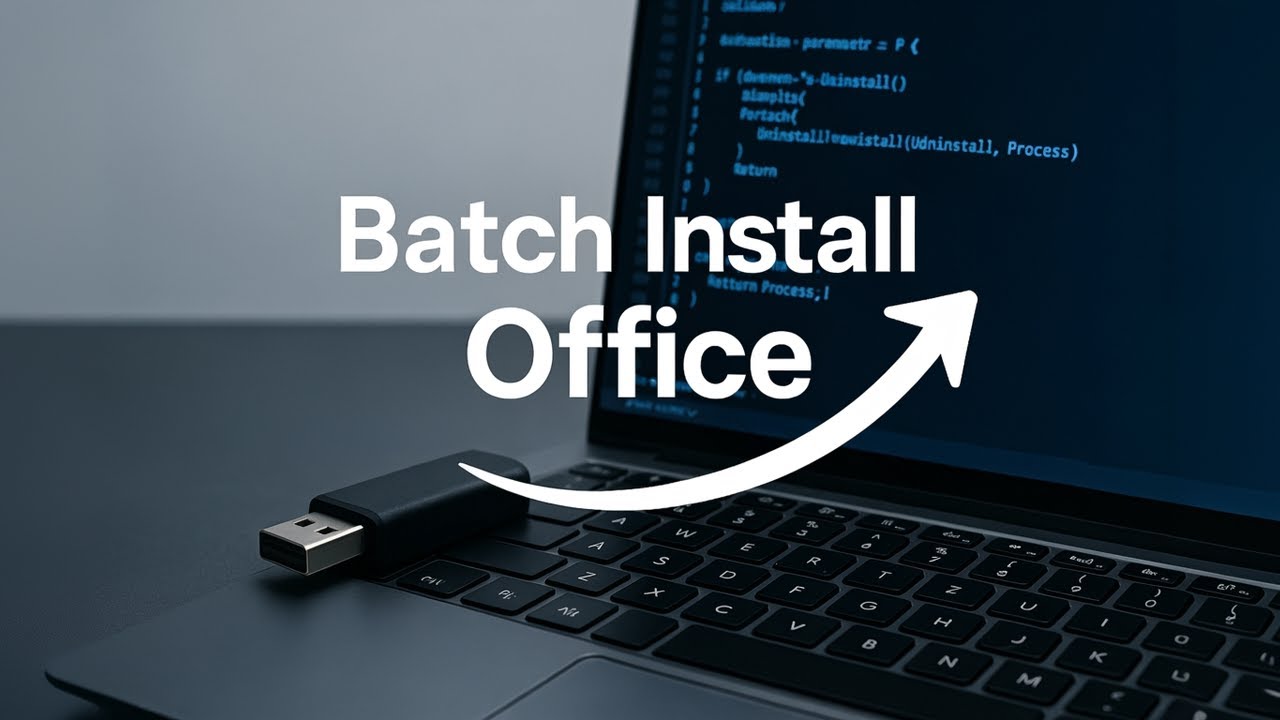 Batch File to Download and Install Microsoft Office in Windows