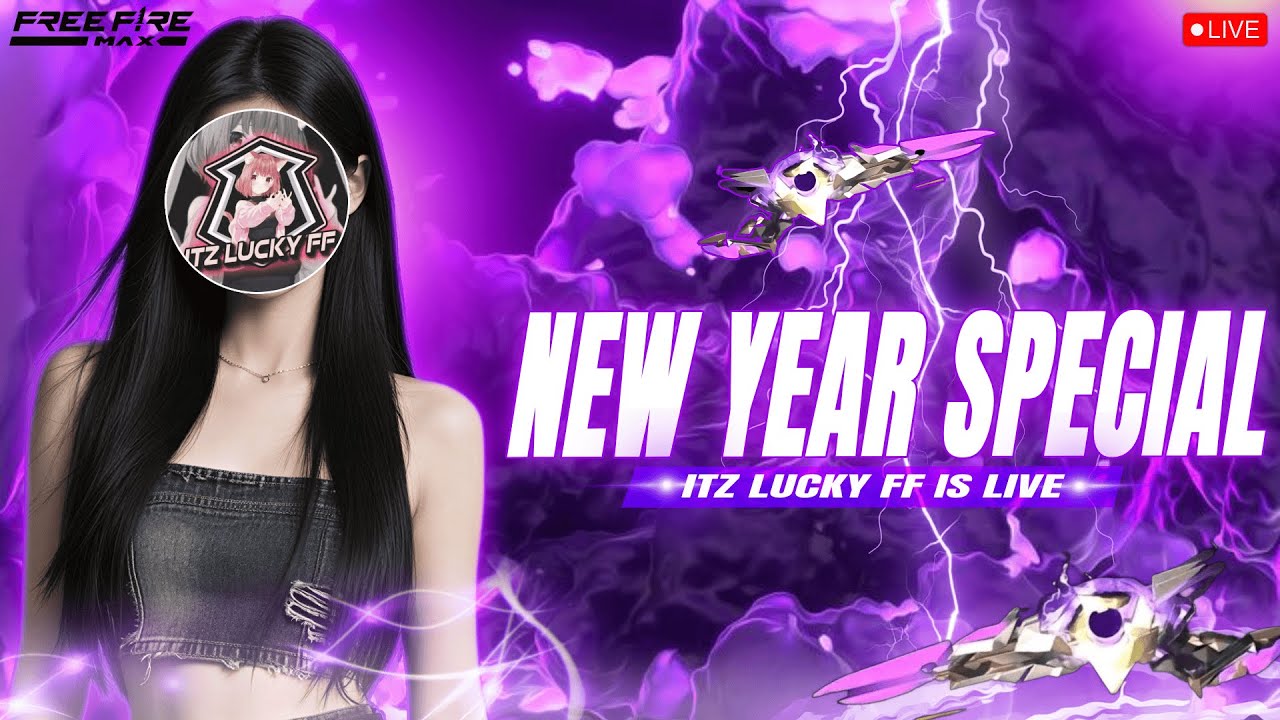 LUCKY IS LIVE  తెలుగు -🔴[Live] New Year New Beginning😁pc Gamep#freefire#ff#freefiremax#itzluckyff
