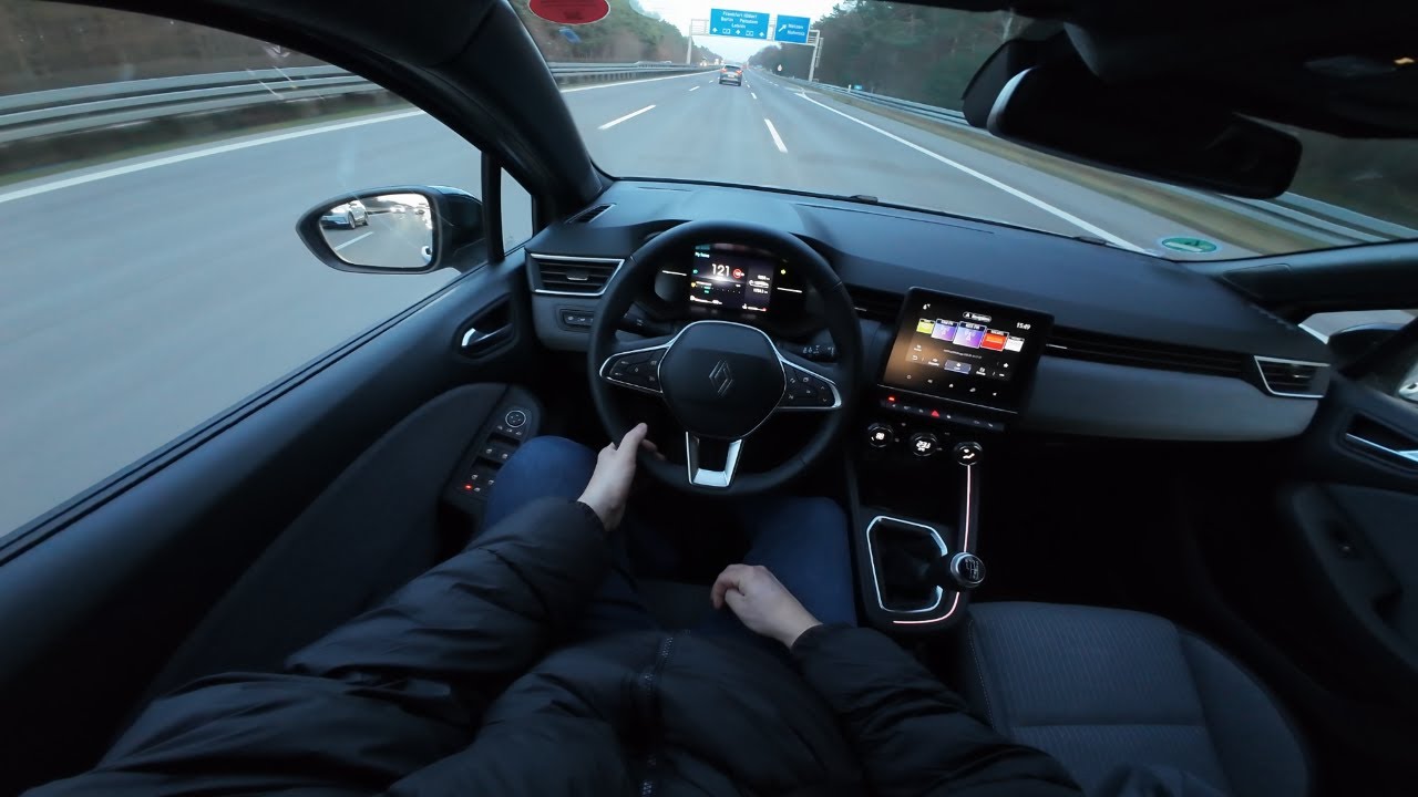POV:Renault Clio Modell 2025  | 91PS | Test Drive Autobahn