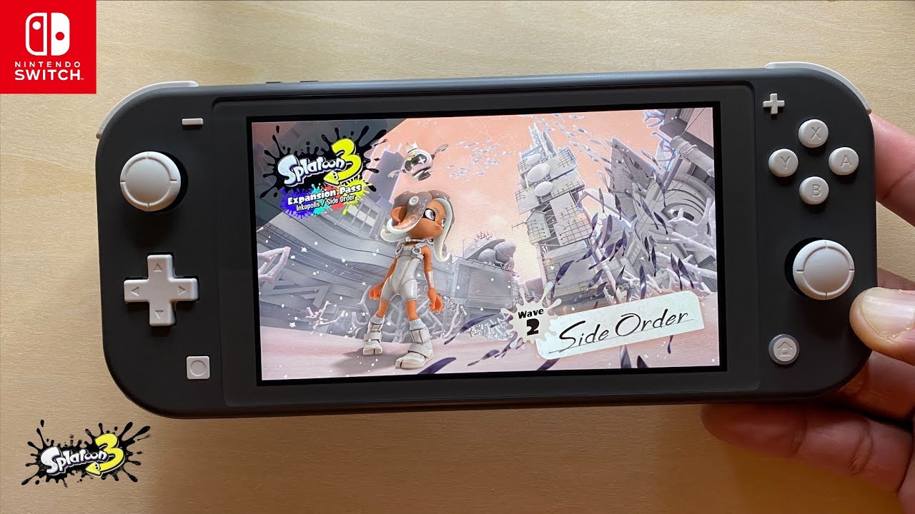 Splatoon 3: DLC - Wave 2 Side Order Nintendo Switch Lite Gameplay