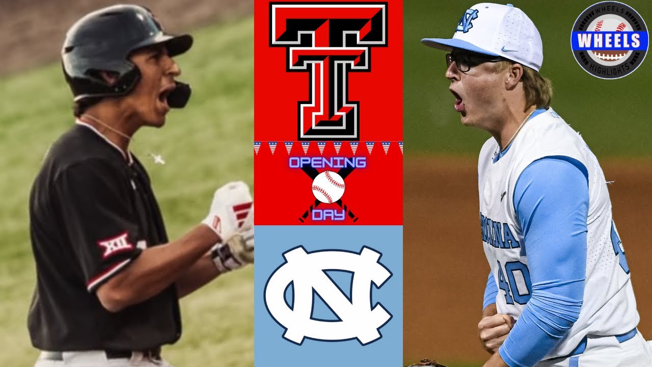Texas Tech vs #6 North Carolina | Doubleheader Game 2 | 2025 College Baseball Highlights