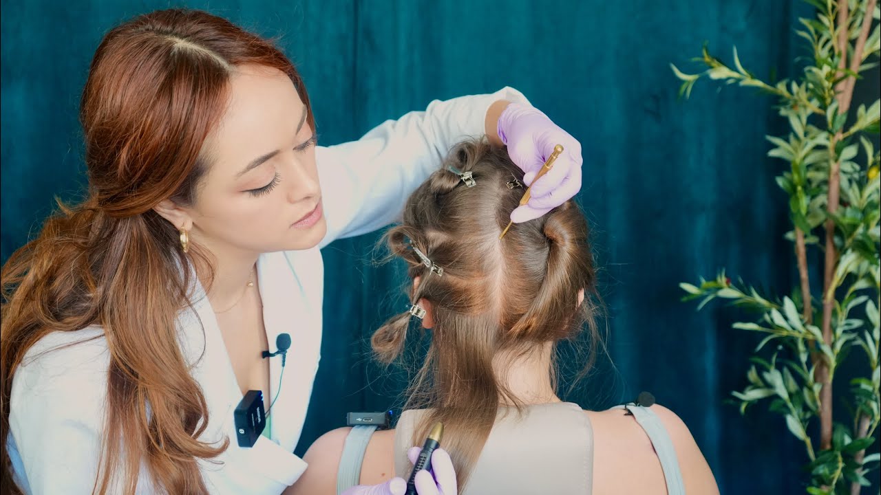 ASMR Perfectionist Scalp Check, Hair Parting & Treatment | Soft Spoken 'Unintentional'