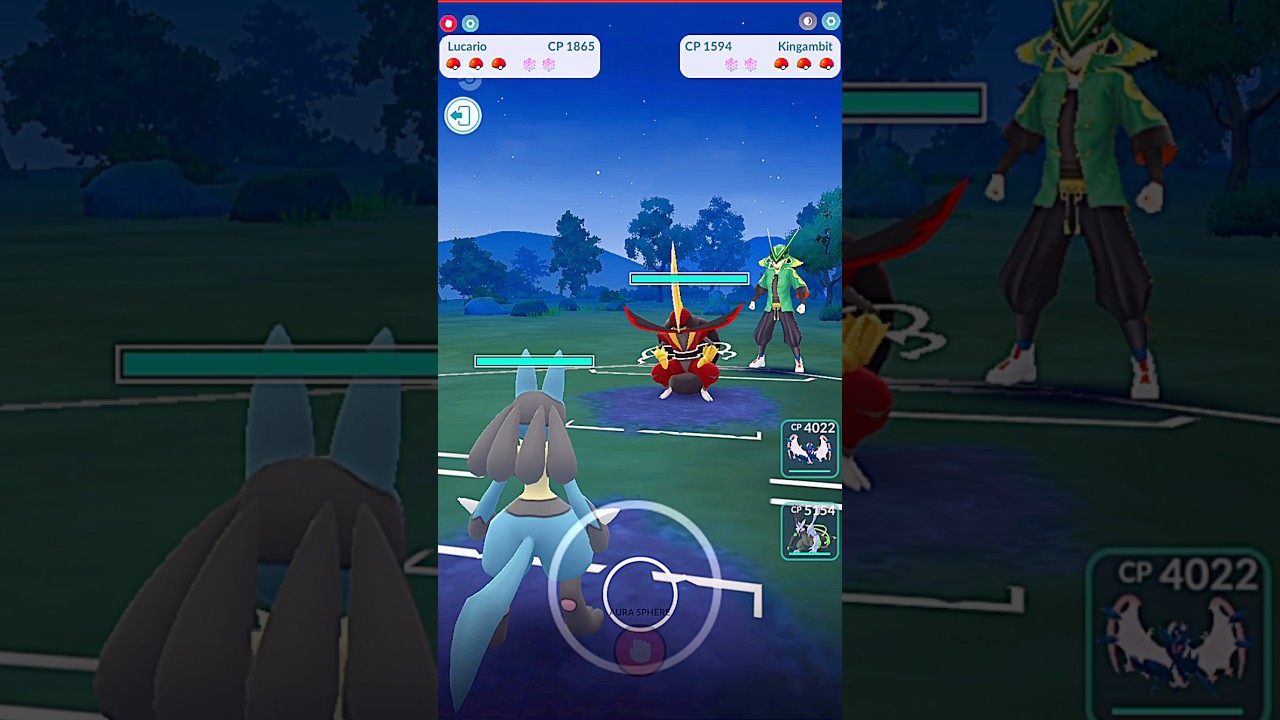 Kingambit V/S Lucario PVP Fighting Battle 